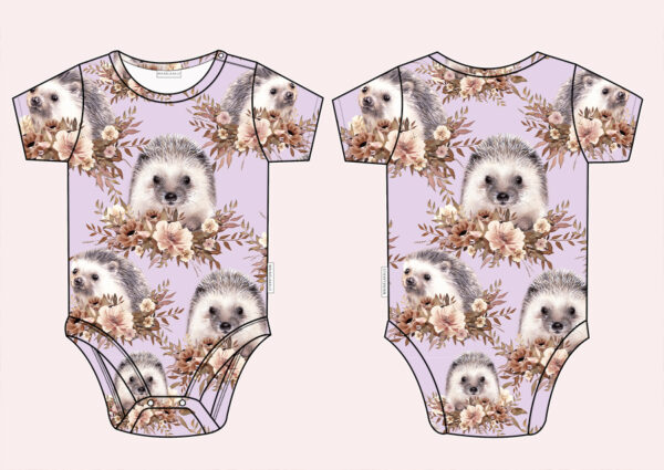 Utu body, Boho hedgehog laventeli - Image 3
