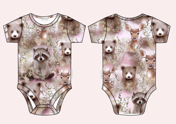 Utu body, Forest animals pink - Image 2
