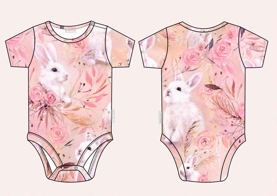 Utu body, Boho bunny Watermelon - Image 2