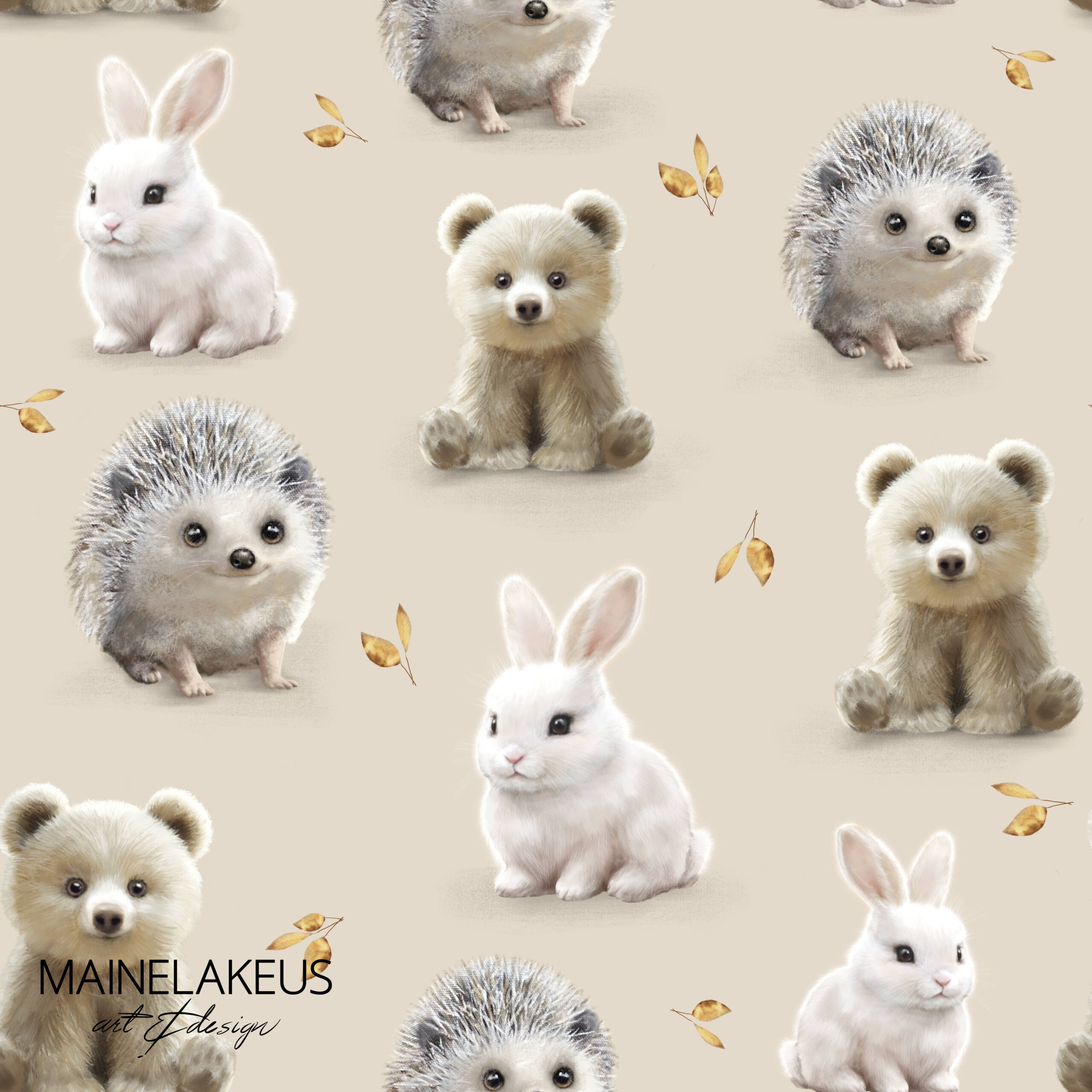 Potkupuku, Tiny friends, ivory - Image 2