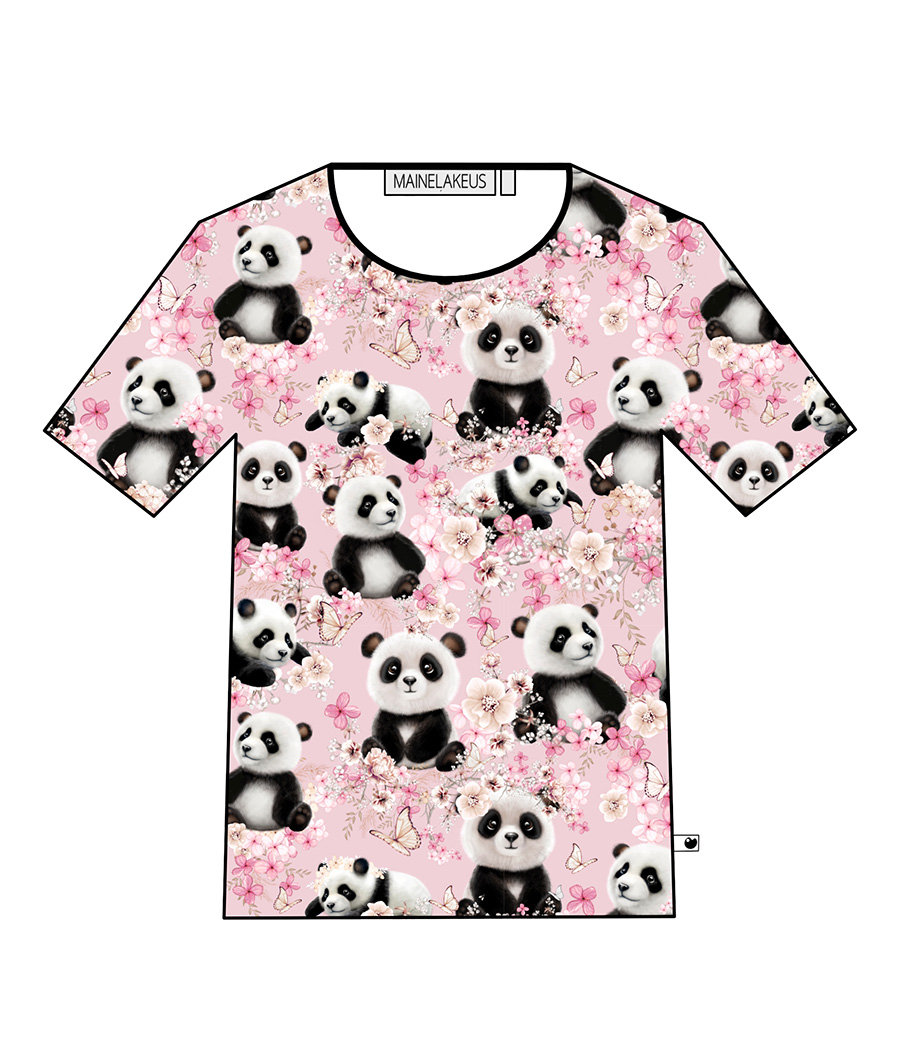 Tyyni T-paita, Sweet Panda koko 86/92
